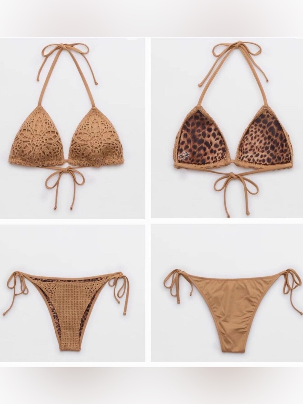 Aerie Crochet Bikini Beach Dune